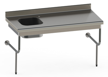 TABLE DU CHEF RAYONNEE1400X700 SEMI-SUSPENDUE , 1 