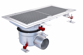 CANIVEAU EPUR INOX COMPLET SOL SOUPLE /CAILLEBOTIS