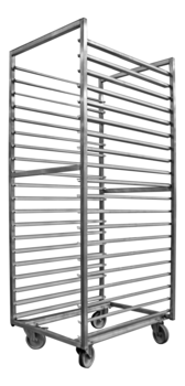 CHARIOT DE STOCKAGE INOX 304,ENTREE 600 MM