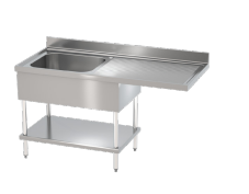 PLONGE STAND. RÉSERV. LV 2 BACS 4X5X3 DROITE + ÉTA