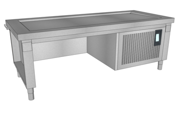 MEUBLE HOD DESSUS LISSE 1930 DESSOUS LIBRE GPE B3
