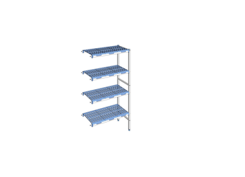 RAYONNAGE CLAYETTES POLY ANGLE 4N L 951XP400XH175