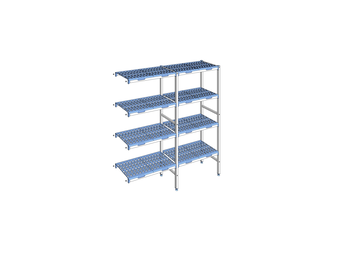 RAYONNAGE CLAYETTES POLY ANGLE 4N L1687XP400XH175