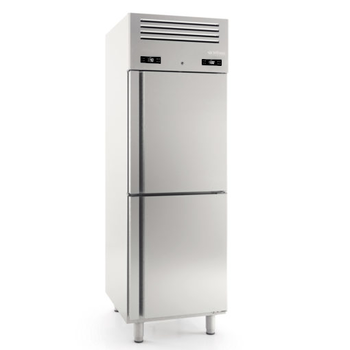 ARMOIRE GN 2/1 MIXTE -260/260 L- 2 PORTES INOX