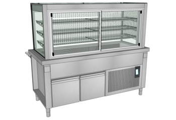 MEUBLE + VITRINE DISTRIBRIB L.1930 RES 2GN1/1 GPE 