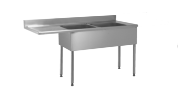 PLONGE LAVE VAISSELLE 1800X700 EG GAU SANS ROBINET