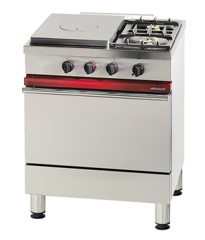 FOURNEAU AMB. DE 700 TRAD. + FOUR GAZ