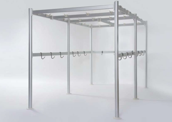 PORTIQUE BOUCHERIE ALUMINIUM IM09