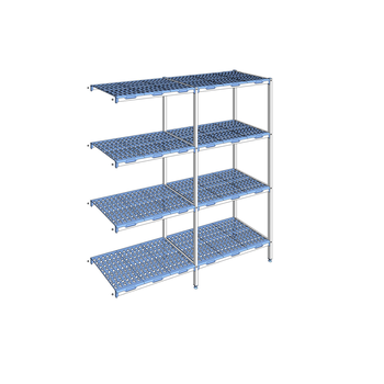 RAYONNAGE CLAYETTES POLY ANGLE 4N L1991XP560XH205