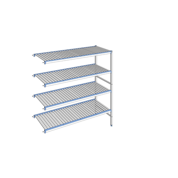 RAYONNAGE CLAYETTES ALU ANGLE 4N L1755XP560XH1750