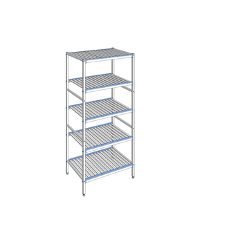 RAYONNAGE CLAYETTES ALU LIGNE 5N L 992XP560XH2050
