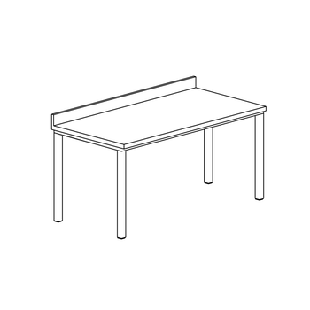 TABLE ADOSSÉE GAMME 700