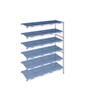 RAYONNAGE CLAYETTES POLY ANGLE 6N L1653XP500XH205