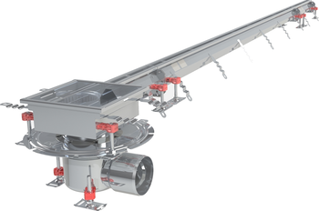 CANIVEAU MODUL 20 - L3000 - HAUT75/90 - INOX 304