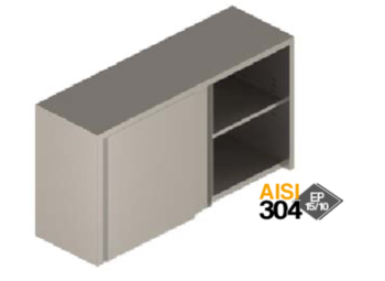 MEUBLE SUSPENDU 2 PORTES COULISSANTES 2000X400 HT 