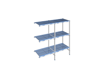 RAYONNAGE CLAYETTES POLY ANGLE 3N L1789XP500XH175