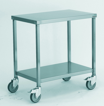 TABLE ROULANTE 500X800 HR.850 AVEC ETAGERE