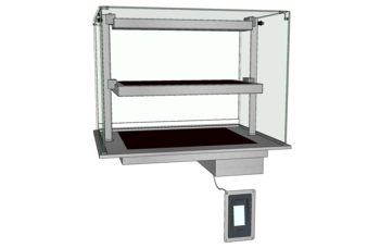 MEUBLE VITRO VIT PRESENTATION 1N 930 2GN1/1 I3