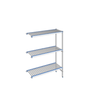 RAYONNAGE CLAYETTES ALU ANGLE 3N L1353XP400XH1750