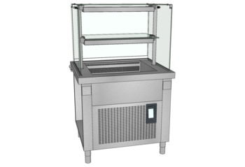 MEUBLE + VITRINE PRESENT L.950 DL SANS GPE O3