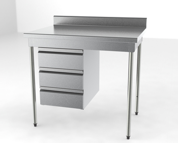 BLOC 3 TIROIRS TYPE "GN" A SUSPENDRE SOUS TABLE PR