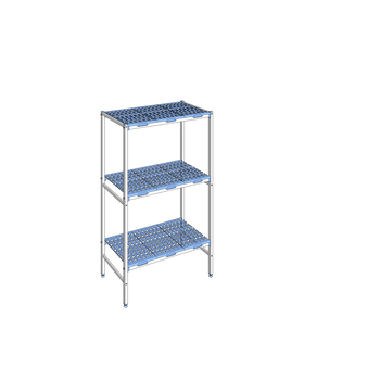 RAYONNAGE CLAYETTES POLY LIGNE 3N L1092XP500XH175