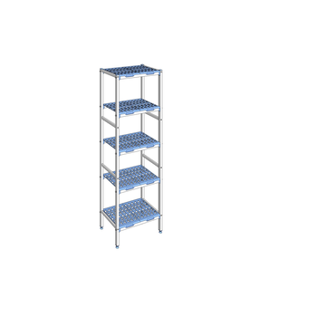 RAYONNAGE CLAYETTES POLY LIGNE 5N L 690XP400XH205