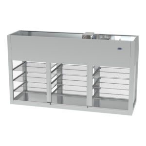 SELF-SERVICE VITRINE REFRIGERE 3 NIVEAUX AVC FOND