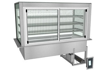MEUBLE CUVE VENTILEE VITRINE DIST 1580 SS GRP I3