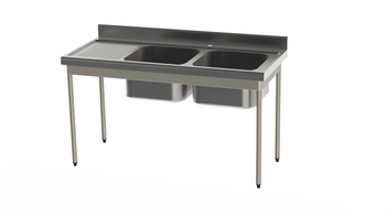 PLONGE RAYONNEE 1600X700 2 CUVES 50.50.30 -EG. A G