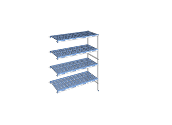 RAYONNAGE CLAYETTES POLY ANGLE 4N L1453XP500XH175