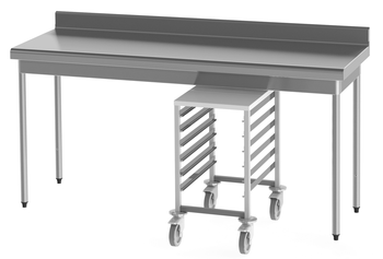 CHARIOT BAS GN1/1 - 6 ETAGES - ROUL POLYAMIDE