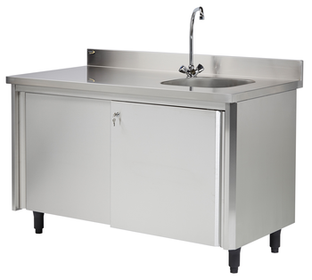 MEUBLE DU CHEF BORDS DROITS 1200X700 EP 40 MM, 1 C