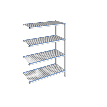 RAYONNAGE CLAYETTES ALU ANGLE 4N L1553XP560XH2050