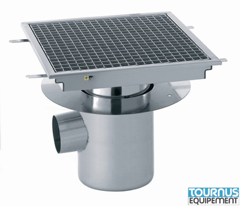 CANIVEAU 300X600 SORTIE VERT DECENTREE CUV REGLABL
