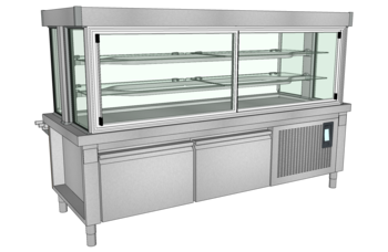 MEUBLE HOD AVEC VIT 2N 2260 RESERVE 2GN2/1 GPE B3