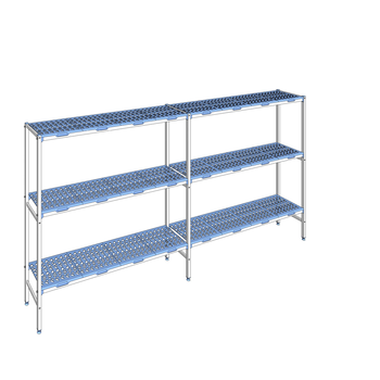 RAYONNAGE CLAYETTES POLY LIGNE 3N L3438XP400XH175