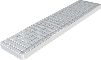 GRILLE CAILLEBOTIS 125X500 M19X19