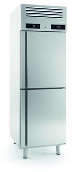 ARMOIRE GN 2/1 MIXTE -260/260 L- 2 PORTES INOX