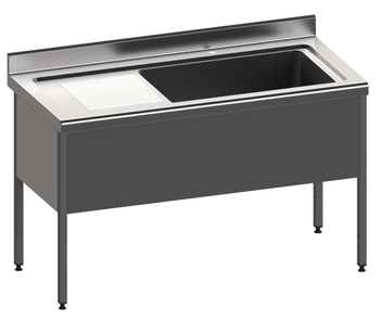 PLONGE A BATTERIE 1500X800 EG. A GAUCHE -1 CUVE 80