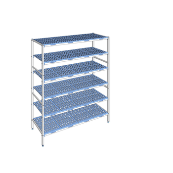 RAYONNAGE CLAYETTES POLY LIGNE 6N L1796XP560XH205