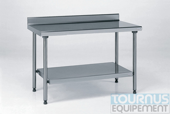 TS15N ADOSSEE 800X1400 AVEC ETAGERE À COINS SOUDÉS