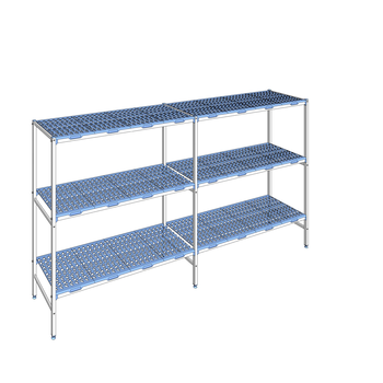RAYONNAGE CLAYETTES POLY LIGNE 3N L3236XP560XH175