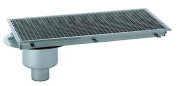 CANIVEAU 300X300 SORTIE VERT CENTREE CUV MONOBLOC