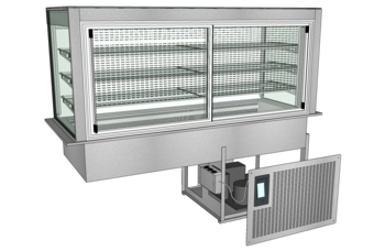 MEUBLE CUVE VENTILEE VITRINE DISTRIB 1910 GRP I3