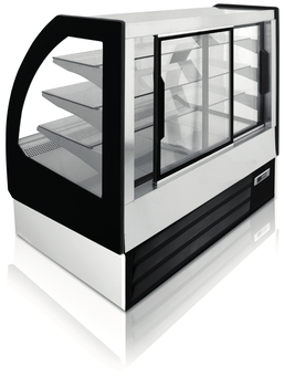 VITRINE EXPO- PORTE COULISS ARRIERE-DOUBLE SERVICE