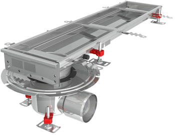 CANIVEAU MODUL 200 - L1000 - HAUT60/60 - INOX 304