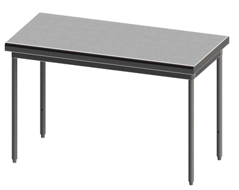 TABLE DEMONTABLE RAYONNEE TOUT INOX CENTRALE, 1000