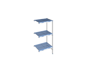 RAYONNAGE CLAYETTES POLY ANGLE 3N L 849XP500XH175
