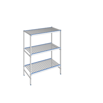 RAYONNAGE CLAYETTES ALU LIGNE 3N L1394XP560XH1750